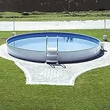 Steinbach - Piscina in acciaio, bianco, Bianco, 12320