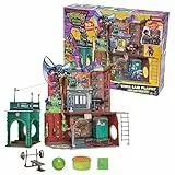 GIOCHI PREZIOSI - TARTARUGHE NINJA 2023 CAOS MUTANTE – PLAYSET DEL QUARTIER GENERALE DELLE TARTARUGHE NINJA – DETTAGLIATO E RICCO DI ACCESSORI – ADATTO A BAMBINI E BAMBINE A PARTIRE DAI 4 ANNI