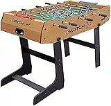 Sport1 One The Sport Maker- Sport1 Calcio Balilla Pieghevole Match, Colore Legno, 706200044