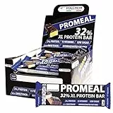 Volchem Promeal Protein 32 XL, Barretta Proteica al 32% di Proteine, con Vitamine, Senza Grassi Idrogenati, Conservanti e con Pochi Zuccheri, Scatola da 20 Barrette, Gusto Cacao, 1500 g
