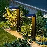 Partenopea® Lampada Solare Giardino a Picchetto piccolo lampioncino luce da segnapasso per viali sentieri giardino con Pannello impermeabile (Luce calda 3000K)