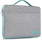 HSEOK 15 15,6 16 Pollici Borsa Portatile Custodia Protettiva Super Sottile Impermeabile Ventiquattrore per MacBook 15' 16' e 15'-16' dell Lenovo HP ASUS Acer Sony Yoga, Grigio