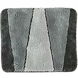 Kleine Wolke 5496905539 Palm Beach - Tappetino per il bagno, 55 x 65 cm, colore: Ardesia