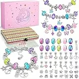 BIIB Regalo Bambina 5 6 7 8 9 10 Anni, Kit Braccialetti Fai Da Te Bambina, Giochi Bambina 5-12 Anni Femmina, Idee Regalo Natale Originali, Crea Braccialetti Bambina, Regalo Compleanno Ragazza