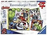 Ravensburger Puzzle, Marvel Avengers, Puzzle 3 x 49 Pezzi, Puzzle per Bambini, Puzzle Marvel, Età Consigliata 5+ Anni