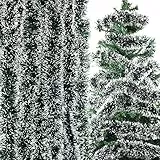 BETESSIN 6pz Ghirlanda Natalizia 12m Festone Natalizio Ghirlanda di Natale Decorazione dell'albero di Natale Capodanno Vacanze per Casa Interni ed Esterni Fai da Te