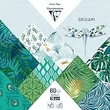 Clairefontaine 95354C Confezione Origami 60 fogli 70g 15 x 15 cm chic