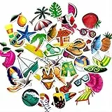 nobrand 50Pcs Adesivo da Viaggio per Il Tempo Libero sulla Spiaggia All'Aperto Scrapbooking per Computer Moto Skateboard Chitarra Bagagli Giocattoli Decorazione