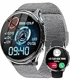 Smartwatch Uomo, 1.39' Orologio Smart Watch con Effettua/Risposta Chiamate Bluetooth, 100+ Modalità Sport, Impermeabile IP67 Orologi Sportivo, Fitness Tracker con Contapassi SpO2 Sonno per Android iOS