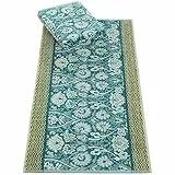 Bassetti GRANFOULARD - Set due pezzi Spugna Bagno 1 ospite 40x60 + 1 Asciugamano 50x100 Asciugamani 100% di Puro Cotone Jacquard Mira V1
