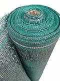 Rete Telo Ombra Ombreggiante Frangivista Frangisole Oscuramento Verde (H 200 lunga mt 10)
