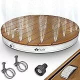 tillvex® Doccia da Giardino Outdoor Fino a 4 m di Altezza della Fontana | Doccia a Pavimento con Pedale | Doccia Esterno Antiscivolo | Doccia da Sauna, Campeggio Resistente alle intemperie