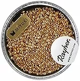 Rayher Hobby Delica Perline, Oro, Oro, Piccolo