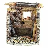 Holyhome Bottega falegname 10x8x5 cm (3,93x3,14x1,96 Inch) | Per Stauine Presepe cm 8
