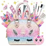 Trucchi Bambina Set Giochi Bambina - Lavabile Set Di Trucchi Per Bambini, giochi bambina Trucchi Bambina Set , Valigetta Trucco Bambina per Natale Compleanno Regalo Halloween 4 5 6 7 8 9 10-12 Anni