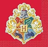 Unique- Harry Potter Tovaglioli di Carta-13 cm-Festa a Tema Confezione da 16, Multicolore, 23561