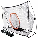 GoSports Rete da golf per allenamento – Scegli tra grandi reti da 3 x 2,1 m o 2,1 x 2,1 m – Gamma di guida personale per uso interno o esterno – Progettato da golfisti per golfisti