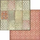 Stamperia double-face cartoncino 12 'X 12'-Inverno Botanico Texture