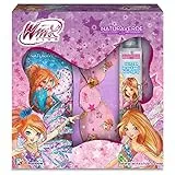Naturaverde | Kids - Winx - Confezione Regalo Headband, Shampoo e Balsamo da 250ml e Spray Glitter Capelli da 75ml, con Fascia per Capelli, 1