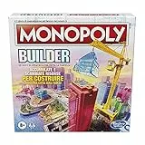 Hasbro Monopoly - Builder, Gioco da Tavolo Monopoly per Bambini dagli 8 Anni in su, Multicolore