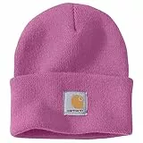 Carhartt Berretto da uomo lavorato a maglia con risvolto (confezione da 1), Cardo, taglia unica