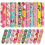 100 Pezzi Lime Per Unghie Professionali, Mwoot Monouso Bilaterale Lima Per Unghie Gel, Nail Files Smeriglio Bordi Strumenti di Manicure