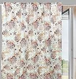Tenda Tendaggio loneta Mare Marino Coralli Rosso cm. 150x280 Made in Italy