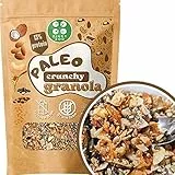 Paleo Granola Muesli Senza Zucchero Aggiunto Con Miele | Niente Cereali Senza Glutine Natural Cereali Colazione | Muesli Senza Zucchero Granola Proteica Granola 13g per 100g | Cereali Proteici 13%