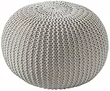Wink Design Beaumont Pouf, Tela, Panna, 50x50xH35 cm