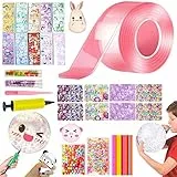 Nano Tape Bubbles Set per bambini, bolla nastro, autoadesivo, bolla bolla nastro, nastro trasparente per ragazze, ragazzi, bambini, giocattoli per adulti