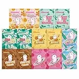 ZealSea Maschera Viso, Maschere Viso in Tessuto(14 Pezzi), Maschera Viso Idratante per la Cura della Pelle di Bambine e Bambini, Idratanti/Luminose/Lenitive