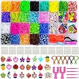 Lrikas Scatola Braccialetti Elastici Fasce in Silicone per Fare Braccialetti Colorati Loom Kit per Bracciali