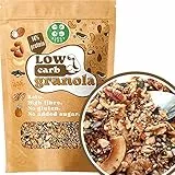 ZingyZoo Keto Granola Muesli Senza Glutine e Zucchero Aggiunto | Low Carb Colazione | Cereali Chetogeniche Proteici 14%