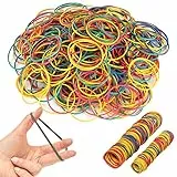 200 Pezzi Elastici gomma Colorati - Ø38mm + Ø50mm- resistenti riutilizzabili elastici gomma - per soldi stazionari -per scuola casa ufficio forniture industriali fai da te