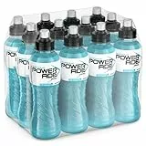 Powerade Mountain Blast Zero Sport Drink – 12 Bottiglie da 500 ml, Bevanda Isotonica, Poche Calorie, Bottiglia in PET 100% Riciclabile con Tappo Sport, Soluzione di Carboidrati e Elettroliti