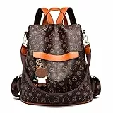 shepretty Zaino Donna antifurto Borsa Tracolla Zainetto Viaggio Daypack,0992-23