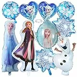 Palloncini Frozen Compleanno, Palloncino Frozen, 10 pezzi Frozen Party Decorazione di Compleanno Palloncino, Frozen Palloncini Foil