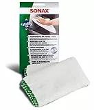 SONAX Panno in Microfibra per Tappezzeria e Pelletteria, Rimuove lo Sporco da imbottiti, Superfici in Tessuto e Pelle, 40 x 40 cm, Lavabile fino a 60°C, 1 Pezzo, Articolo Numero 04168000