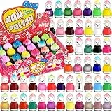 Beauty4Britain Smalto Per Le Unghie A Forma Di Bambola Miscela Di Paillettes Pastello Perla Brillanti Colori Classici Espositore Bottiglie Di Vetro (Set A+set B)