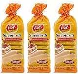 Gastone Lago: Savoiardi Ladyfingers (in inglese britannico spugna dita) 399,7 g (400 gr) Confezioni (confezione da 3)