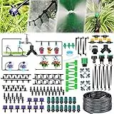 Kit di irrigazione a goccia, sistema di irrigazione per piante, sistema di irrigazione per piante, sistema di irrigazione automatico da giardino