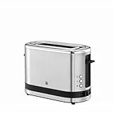 WMF Tostapane per 1 Fetta 04.1410.0011 KITCHENminis Acciaio Inox 600 Watt, 7 Livelli di Tostatura, Salvaspazio