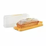 Snips | Porta Plumcake Colore Crema | Porta Dolci | Contenitore Porta Plumcake con Chiusure di Sicurezza | 34x14x14 | Made in Italy| Bpa Free
