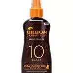 Bilboa Carrot Plus, Olio Solare Spray SPF 10, Olio Abbronzante Corpo