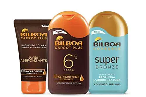 Bilboa, Kit Abbronzatura Carrot Plus con Protezione Solare SPF 6