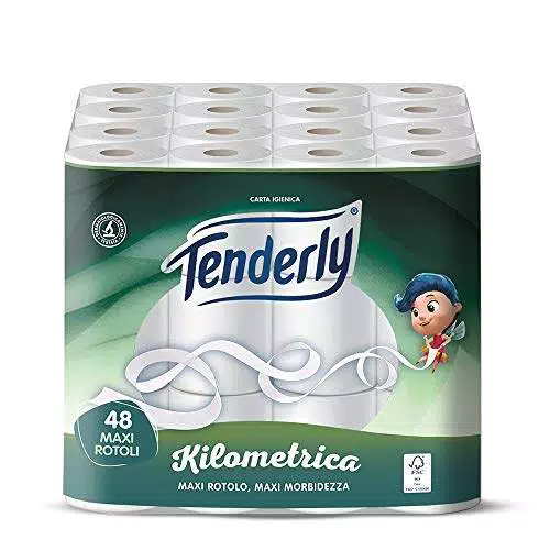 Carta Igienica Tenderly Kilometrica 48 Maxi rotoli