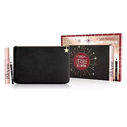 L'Oréal Paris Pochette Idea Regalo Donna, Include Mascara Lash Paradise Nero