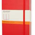 Moleskine Classic Notebook, Taccuino a Righe, Copertina Rigida e Chiusura ad Elastico