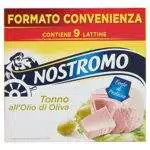 Nostromo - Tonno all'olio di oliva, 9 lattine da 70gr. Formato multipack. Fonte di proteine