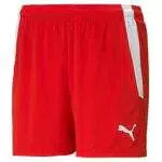 Puma 4063699150148 teamLIGA Shorts W Pantaloncini Donna Puma Red/Puma White
